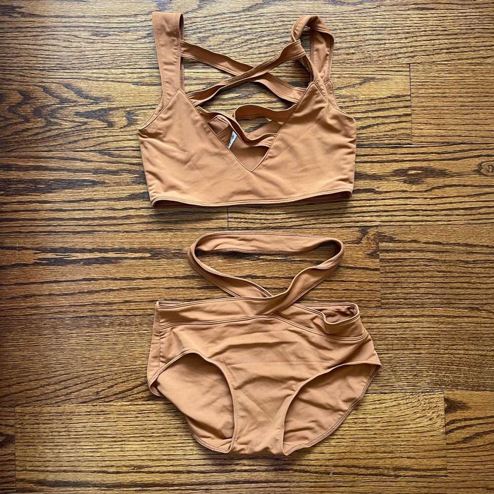 RICKI BRAZIL | Brown 2 Piece Bikini
